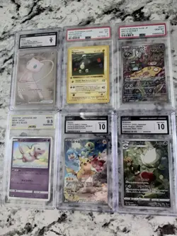 Pokemon Graded Card Lot Mew Magnemite Brute Bonnet Japanese English PSA CGC ACE - Image 1