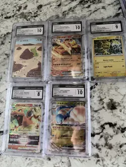 Pokemon Graded Card Lot Mew Magnemite Brute Bonnet Japanese English PSA CGC ACE - Image 4