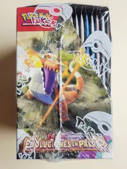 (SPANISH) POKEMON SCARLET & VIOLET PALDEA EVOLVED BOOSTER BOX - Factory Sealed - Image 4