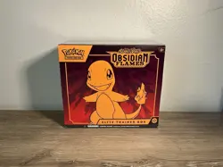 Pokemon Obsidian Flames Elite Trainer Box Charmander English TCG 2023 - Image 1