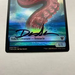 Tentacle Card Signed By Dan Scott Magic The Gathering Artist Proof - Image 3