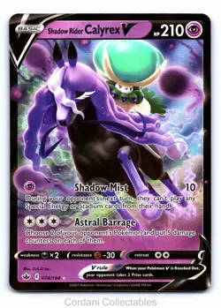 Shadow Rider Calyrex V 074/198 - Chilling Reign - Pokemon Card - Near Mint - Image 1