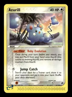 Azurill 31/100 Sandstorm Uncommon Pokemon TCG - Image 1