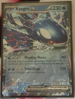 Kyogre EX 178 Black Star Promo Rare Holo - Scarlet & Violet - NM - Pokemon TCG - Image 1