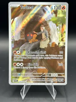 Pokemon TCG SV06: Twilight Masquerade - Torkoal 172/167 Illustration Rare EN - Image 1