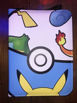 Pokemon Card Holder Binder With Card Sleeves Included Gift Bracelets #3 - Image 1