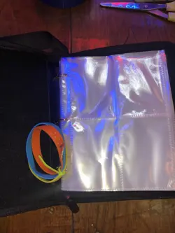 Pokemon Card Holder Binder With Card Sleeves Included Gift Bracelets #3 - Image 3
