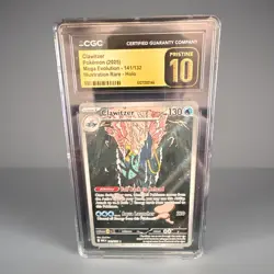 Clawitzer 141/132 CGC Pristine 10 Mega Evolution Illustration Rare Holo EN 2025 - Image 1