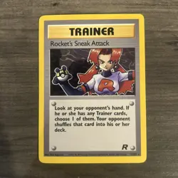 Pokemon Rocket's Sneak Attack Rare Trainer Team Rocket 72/82 Regular Unlimited - Image 1