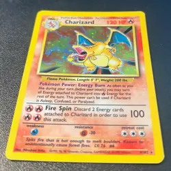 Pokemon TCG Wizards Charizard Base Set Holo Rare 4/102 1999 120 HP Stage 2 - Image 2