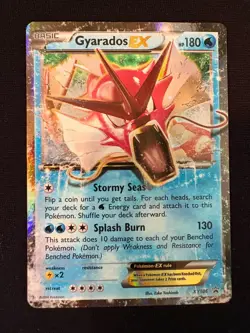 Pokemon TCG Gyarados EX XY106 Black Star Promo Holo Rare Near Mint NM - Image 1
