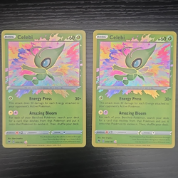 Pokemon TCG Celebi Amazing Rare Holo 009/185 Vivid Voltage 2-Card Lot ENG - Image 1