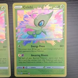Pokemon TCG Celebi Amazing Rare Holo 009/185 Vivid Voltage 2-Card Lot ENG - Image 3