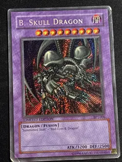 B. Skull Dragon BPT-006 Limited Edition Yu-Gi-Oh Card Secret Rare Played HP - Image 1