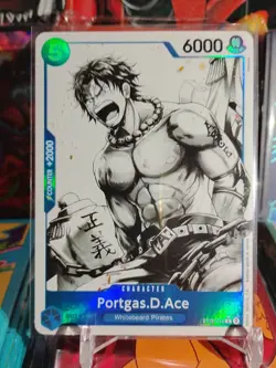 One Piece Portgas.D.Ace ST22-010(Parallel) Alt Art Starter Deck 22 Ace & Newgate - Image 3
