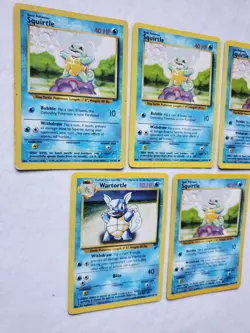 Squirtles Wartortle Base Set Unlimited 63/102 1999 WOTC Pokemon Card - Image 5