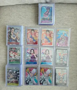 Lot of 51 - One Piece Japanese Cards Nico Robin, All Sunday, Yamato NEAR MINT - Image 1