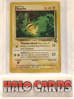 PACK FRESH Pikachu # 27 WOTC Black Star PROMO "Bumblebee" Pokemon Card MINT Q - Image 1