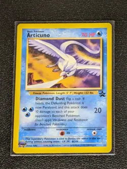 Pokemon Articuno 22/53 Wotc Promo Regular trading card pokemon f/b image - Image 1