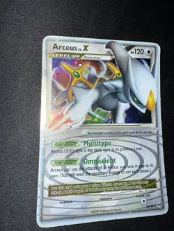 Pokemon TCG 2009 Platinum Arceus LV.X Ultra Rare Holo Card 94/99 M P Condition - Image 2