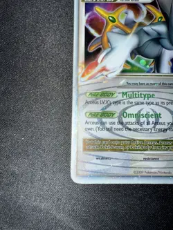 Pokemon TCG 2009 Platinum Arceus LV.X Ultra Rare Holo Card 94/99 M P Condition - Image 3