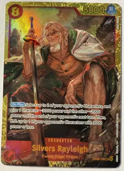 OP08-118 Silvers Rayleigh SEC Alt Art One Piece TCG English Card Two Legends - Image 1