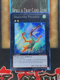 Yugioh Daigusto Phoenix HA06-EN054 Secret Rare 1st Ed NM - Image 1