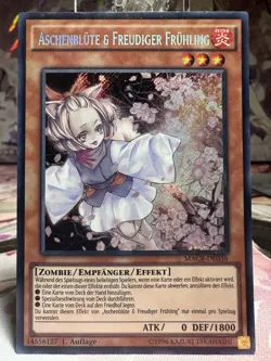 Ash Blossom & Joyous Spring GERMAN MACR-DE036 Secret 1st Edition VLP/NM YuGiOh! - Image 1