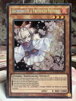 Ash Blossom & Joyous Spring GERMAN MACR-DE036 Secret 1st Edition VLP/NM YuGiOh! - Image 5