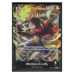 One Piece Monkey.D.Luffy (001) L Starter Deck 14: 3D2Y ST14-001 English Foil NM - Image 1