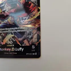 Monkey.D.Luffy ST14-001 Foil Leader One Piece TCG ST14: 3D2Y English LP - Image 5