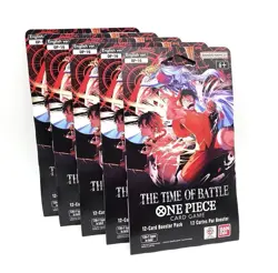 x5 OP16 Sleeved Booster Pack Lot Sealed One Piece TCG - Image 1