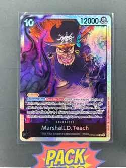 (4x) Marshall D. Teach SR PRB02 OP09-093 Play Set One Piece English CCG - Image 2