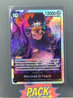 (4x) Marshall D. Teach SR PRB02 OP09-093 Play Set One Piece English CCG - Image 4