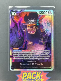 (4x) Marshall D. Teach SR PRB02 OP09-093 Play Set One Piece English CCG - Image 5