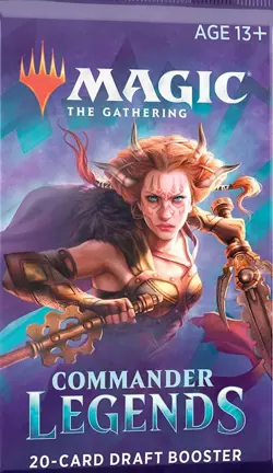 Magic The Gathering Commander Legends 20-Card Draft Booster Pack - Image 1