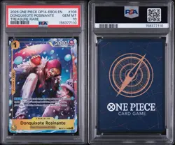 One Piece Card Game Donquixote Rosinante OP14-EB04 #108 PSA 10 Treasure Rare - Image 3