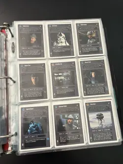 Star Wars CCG Hoth Complete Card Set Decipher SWCCG White Border - Image 1