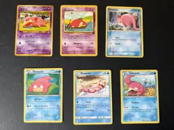 Pokemon TCG Slowpoke Unsorted Card Lot (6 Cards, English) - Image 1