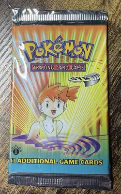 Pokemon TCG Gym Heroes 1st Edition Booster Pack 11 Cards 2000 Wizards - Image 1