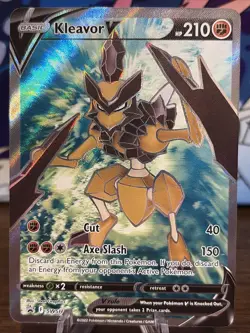 Kleavor V (Full Art) SWSH248 SWSH: Sword & Shield Promo Cards Holo - Image 1