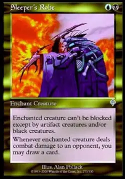 Sleeper's Robe -Foil Light Play MTG Invasion - Image 1