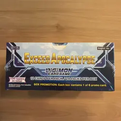 Digimon Card Game Exceed Apocalypse BT15 SEALED Booster Box - Image 4