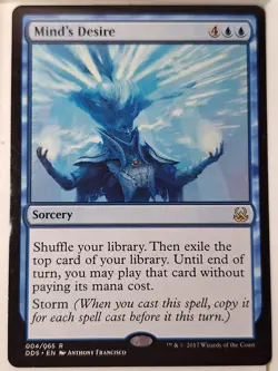 Mind's Desire - Duel Decks: Mind vs. Might - Magic the Gathering MTG Nice! - Image 1