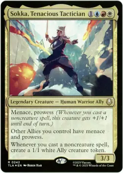 Sokka, Tenacious Tactician (Foil) 0242 Avatar: The Last Airbender TLA - MTG - NM - Image 1