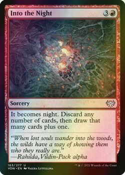 MTG Into the Night Foil ** Innistrad: Crimson Vow ** English (NM) - Image 1