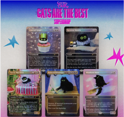 PRESALE | MTG Secret Lair "Cats are the Best" | Cats of Chaos | Non-Foil Edition - Image 1