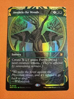 Awaken The Woods Foil M 49 - MTG Secrets of Strixhaven: Mystical Archive - Image 1