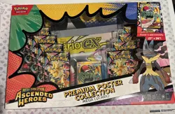 Pokemon Mega Evolution Ascended Heroes Poster Collection Box: Mega Lucario - Image 1