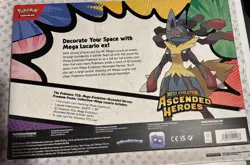 Pokemon Mega Evolution Ascended Heroes Poster Collection Box: Mega Lucario - Image 2